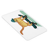 Magnet Flexible Cute Skateboard Kitty Chat (Côté Droit)