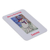 Magnet Flexible Cute Snowman flexible (Côté Droit)