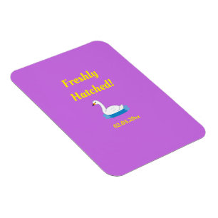 Magnet Flexible Cute Swan thème Baby shower fille