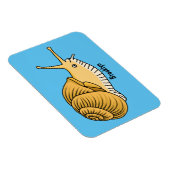 Magnet Flexible Cute yellow snail cartoon (Côté Droit)