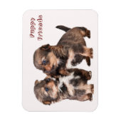 Magnet Flexible Cute Yorkshire (Vertical)