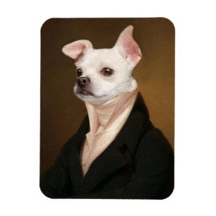 Magnet Flexible Cutest Baby Animals Royal Chihuahua Portrait