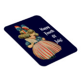 Magnet Flexible Cutie patriotique vintage (Côté Droit)