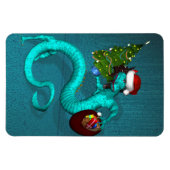 Magnet Flexible Cyan Dragon (Horizontal)