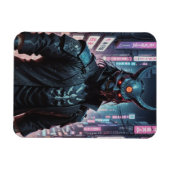 Magnet Flexible Cyberpunk Demon Samurai (Horizontal)