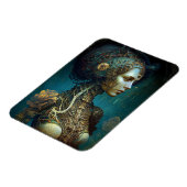 Magnet Flexible Cyborg Femme Imaginaire Sci-Fi Art (Côté Gauche)