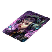 Magnet Flexible Cyborg Femme Science-Fiction (Côté Gauche)