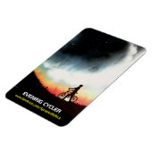 Magnet Flexible Cycleur du soir (Côté Gauche)