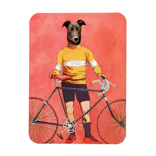 Magnet Flexible Cycliste Greyhound 2 (Vertical)