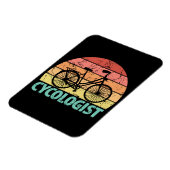 Magnet Flexible Cycologiste Funny Cycling (Côté Gauche)