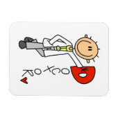 Magnet Flexible D est pour docteur (Horizontal)