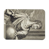 Magnet Flexible D. Octavius Augustus (63 BC - 14 AD) Empereur de R (Horizontal)