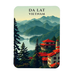Magnet Flexible Da Lat Vietnam Pittoresque Travel