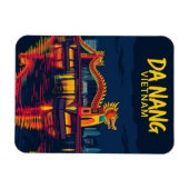 Magnet Flexible Da Nang Vietnam Dragon Bridge Voyage (Horizontal)