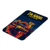 Magnet Flexible Da Nang Vietnam Dragon Bridge Voyage (Côté Gauche)