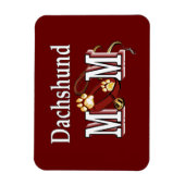 Magnet Flexible Dachshund Maman Cadeaux (Vertical)