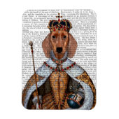Magnet Flexible Dachshund Queen 2 (Vertical)