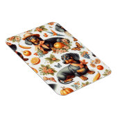 Magnet Flexible Dachshund vintage sans couture (Côté Droit)