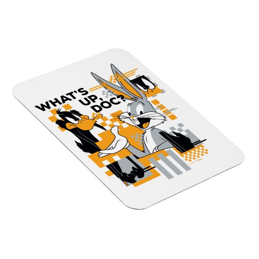 Magnet Flexible DAFFY DUCK™ & BUGS BUNNY™ Glitch (Côté Droit)