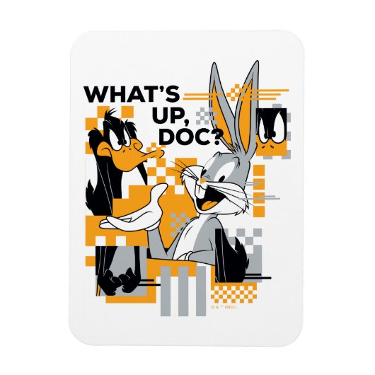 Magnet Flexible DAFFY DUCK™ & BUGS BUNNY™ Glitch (Vertical)