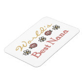 Magnet Flexible Daisées et Roses Best Nana Cadeaux (Côté Gauche)