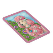 Magnet Flexible DAISON LA MAGNÈTE DE CHIEN RECTANGLE DE POIDS Rose (Côté Droit)