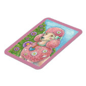 Magnet Flexible DAISON LA MAGNÈTE DE CHIEN RECTANGLE DE POIDS Rose (Côté Gauche)