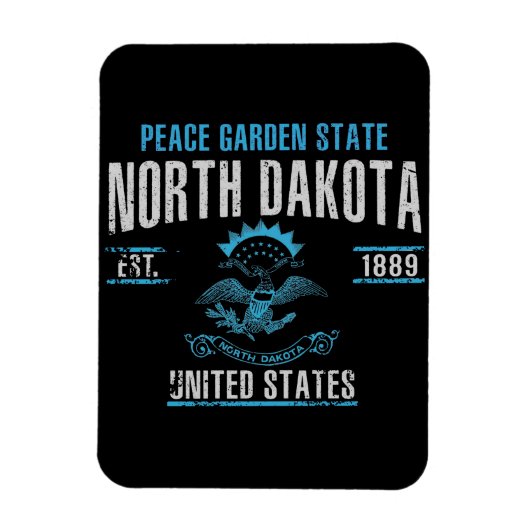 Magnet Flexible Dakota du Nord (Vertical)
