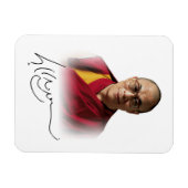 Magnet Flexible Dalaï Lama (Horizontal)