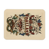 Magnet Flexible Dallas Texas (Horizontal)