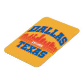 Magnet Flexible Dallas, Texas (Côté Gauche)