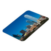 Magnet Flexible Dallas Texas skyline au coucher du soleil (Côté Gauche)