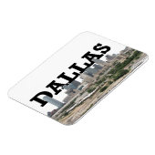 Magnet Flexible Dallas Texas Skyline avec Dallas dans le ciel (Côté Gauche)