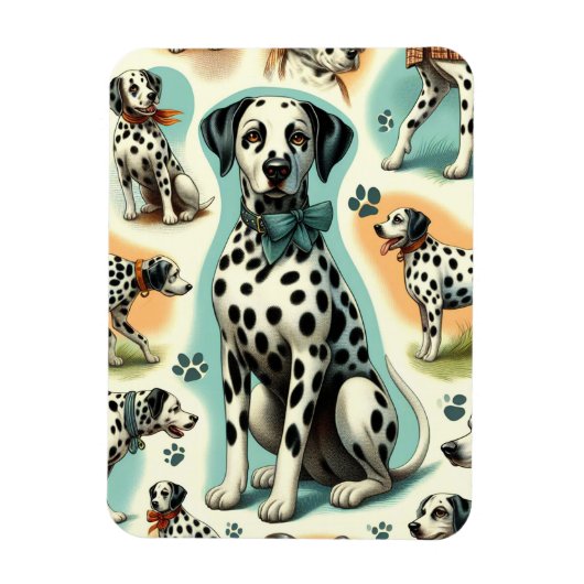 Magnet Flexible Dalmatie mignonne (Vertical)