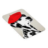 Magnet Flexible Dalmatien Avec Beret Rouge (Côté Droit)