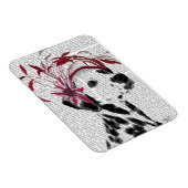 Magnet Flexible Dalmatien Avec Fascinateur Rouge (Côté Droit)