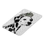 Magnet Flexible Dalmatien avec Tiara 2 (Côté Gauche)
