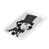 Magnet Flexible Dalmatien, Hound officiel et Casquette (Côté Gauche)