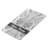 Magnet Flexible Damas gris argenté (Côté Gauche)