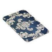 Magnet Flexible damassé bleu (Côté Droit)