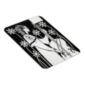 Magnet Flexible Dame au cello, du Morte d'Arthur"(litho) (Côté Droit)