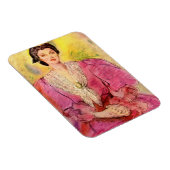 Magnet Flexible dame rose (Côté Droit)