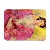 Magnet Flexible dame rose (Horizontal)