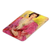 Magnet Flexible dame rose (Côté Gauche)