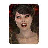 Magnet Flexible Dame Vampire (Vertical)