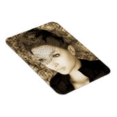 Magnet Flexible Dame Vintage (Côté Droit)