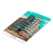 Magnet Flexible Dancing House Prague République tchèque Whimsical (Côté Gauche)