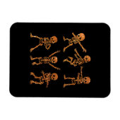 Magnet Flexible Dancing Skeleton Dabbing Skeletons Danser Cadeau (Horizontal)