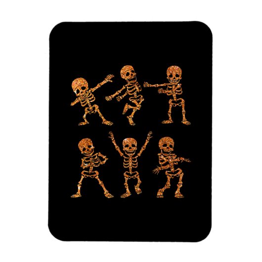 Magnet Flexible Dancing Skeleton Dabbing Skeletons Danser Cadeau (Vertical)