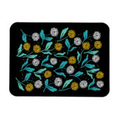 Magnet Flexible Dandelion de printemps Fleurs et design Feuille (Horizontal)